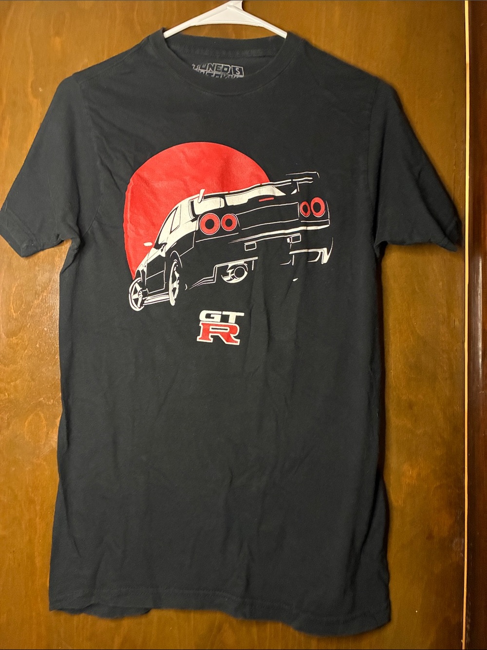 GT-R Graphic Tee - Black with Red Accent